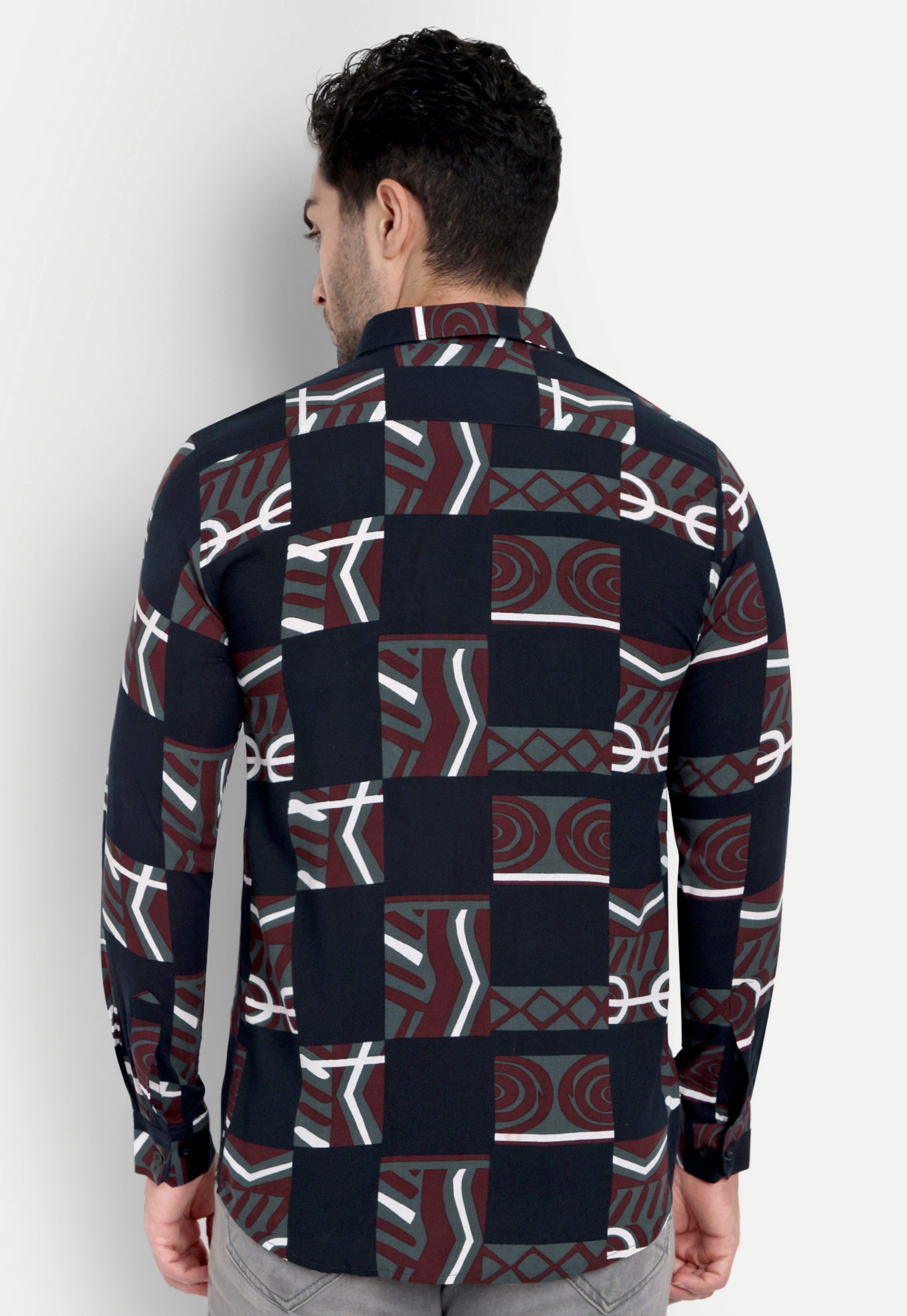 Twilight Blocks Full Sleeve Shirt